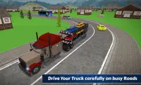 Limo Transporter Trailer Truck Screen Shot 1
