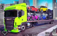 Cars Transporter Truck Games Screen Shot 0