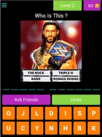 WWE QUIZ Game - Wrestler Quiz Game - 2021 Screen Shot 22