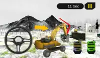 Crane Sim Heavy Excavator Snow Screen Shot 0