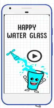 Happy Water Glass Screen Shot 0