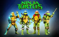 Grand Ninja Shadow Turtle Hero - Town Battle Screen Shot 1