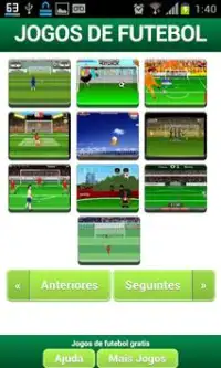 Jogos de futebol Screen Shot 0