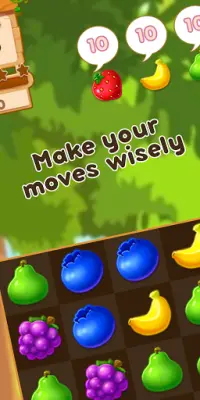 Crazy Fruit Crush - Juicy Fruit Match 3 Game Screen Shot 2