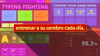 Batalla de palabras(Typing Fighting) Screen Shot 5