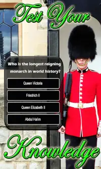 Royalty & Monarchy History Trivia Screen Shot 2