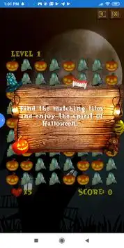 Halloween Matching Puzzle Screen Shot 1