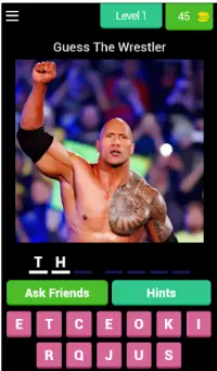 WWE Wrestlers Quiz Game Screen Shot 0