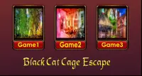 Black Cat Cage Escape - Escape Games Mobi 72 Screen Shot 0