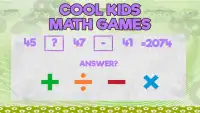 Jogos de matemática para crian Screen Shot 0