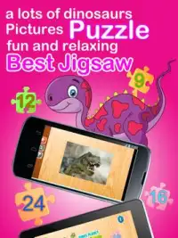 Dinosaurs Jigsaw Puzzle Games Screen Shot 3