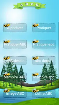 Alphabet français jeux éducatifs Screen Shot 0