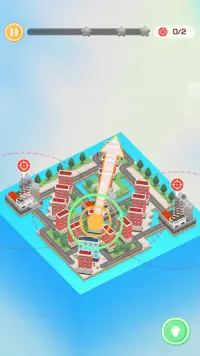 Domino City : Physics Puzzle Game Screen Shot 1