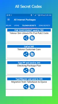 All Network Internet Packages 2021 Screen Shot 2