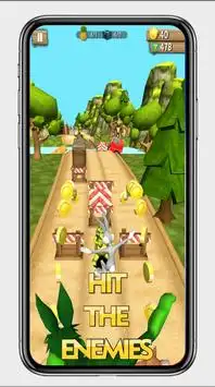 Looney Tunes : Bunny Dash Screen Shot 2