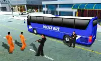 La polizia Bus Driving Sim Prigioniero Transporter Screen Shot 2
