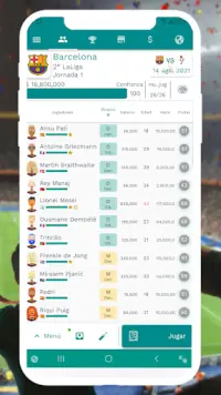 Superkickoff - Soccer manager Screen Shot 1