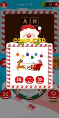 Santa Words - Christmas puzzle and word connect Screen Shot 7