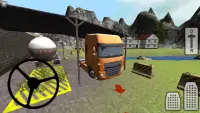 Rolnicze Ciężarówka 3D: Mleko Screen Shot 1