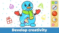 Kids coloring & drawing games Screen Shot 2