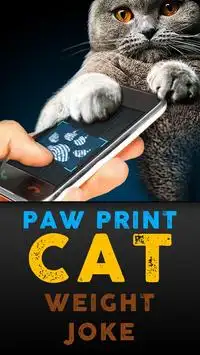 Paw Print Cat Weight Joke Screen Shot 2