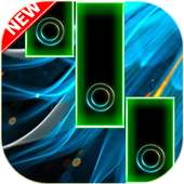 Green Neon Piano Tiles games 2018