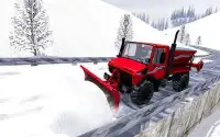 xe tải tuyết thành phố: máy xúc tuyết cày trò chơi Screen Shot 9