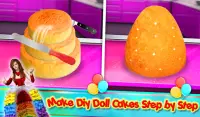 Doll Cake Maker - Rainbow DIY Cooking shop Screen Shot 14