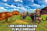 leão quimera dragão vs dinossauro selvagem Screen Shot 10