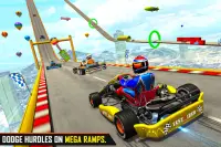 Go Kart Ramp Car Stunt Games Screen Shot 2
