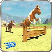 Pony Horse Kids Race 3D