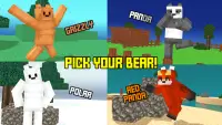 Blocky Cartoon: Save the Bears Screen Shot 0