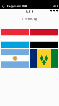 Flaggen der Welt - Foto Quiz und Test Screen Shot 0