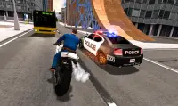 Sapan Stunt Sürücü 3D - Rampalar Bisiklet Yarışı Screen Shot 0