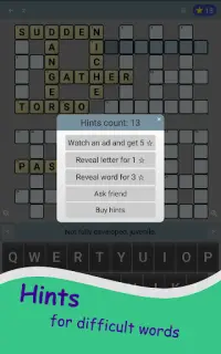 English Crossword puzzle Screen Shot 11