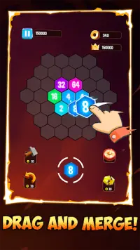 2048 Hexagon - Puzzle game Screen Shot 0