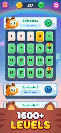 Meow Cat: Match 3 Puzzle Adventure Screen Shot 4