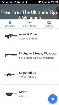 Guide for Free Fire New Tips & Weapons Screen Shot 5