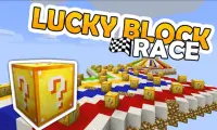 Lucky Block Race Minigame for Minecraft PE Screen Shot 0