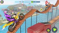 Motorfiets stunt 3d: Fiet spel Screen Shot 0
