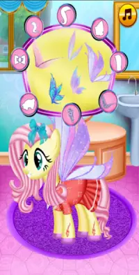 Salon tóc dễ thương Pony - Trò chơi chăm sóc ngựa Screen Shot 3