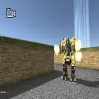 Aço transformador robô luta 3D Screen Shot 0