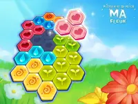 Puzzle Block Hexa : Ma Fleur Screen Shot 1