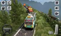Bus Driving Mountain Hills 3D - Offroad Hill Climb Screen Shot 2