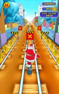 Subway Santa Rush - Santa Claus Running Game Screen Shot 5