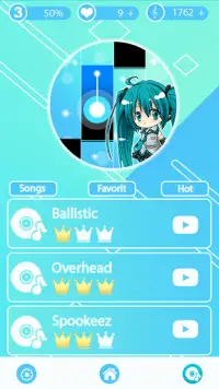 FNF - Miku Friday Night Funkin Piano Tiles Game Screen Shot 0