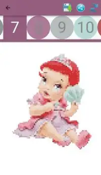 Princesses and Dolls color by number-Lol Pixel Art Screen Shot 10