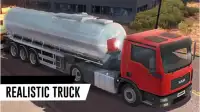 Oil Tanker Transporter - Truck Offroad Simulator Screen Shot 0