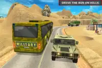 Ejército transportador soldado autobús 2018 Screen Shot 6