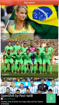 Puzzle Brazil Soccer 2014 Screen Shot 0